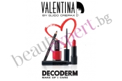 DECODERM - VALENTINA - Специален подаръчен комплект грим в  "Ярко Червено"