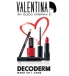 DECODERM - VALENTINA - Специален подаръчен комплект грим в  "Ярко Червено"