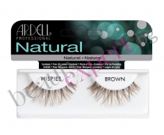 Ardell - "InvisiBand Lashes" - цели мигли "Wispies" - кафяви/чифт 