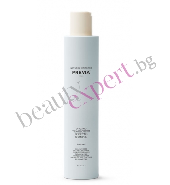 Previa - Bodifying Shampoo - Шампоан за обем с органик цвят от липа 250 мл