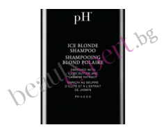 pH  FLOWER   ICE BLONDE ХИДРАТИРАЩ ШАМПОАН ЗА ПОЛЯРНО РУСА КОСА  